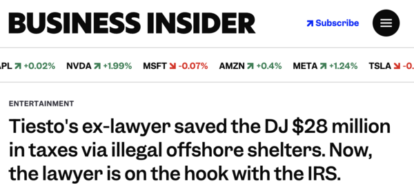 Think You Can Avoid U.S. Taxes Offshore&##x3f; The IRS Says Think Again.