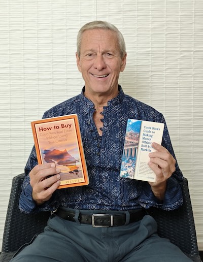 Scott Oliver with 2 of his books