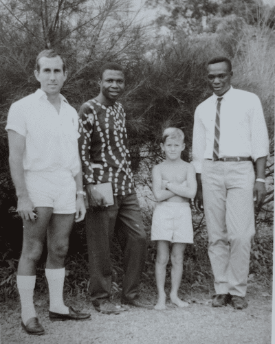 Scott Oliver as a young boy in Sierra Leone