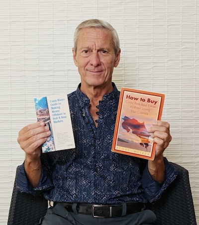 Scott Oliver with 2 of his books